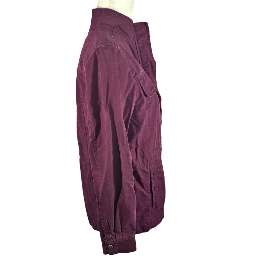 GAP- Burgundy Zip Up Warm Coat- Size S - Picture 3 of 7